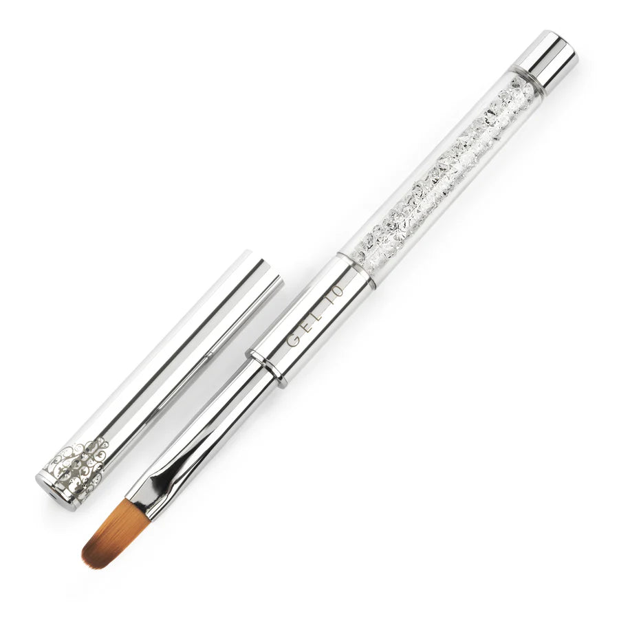 Premium Crystal #10 Oval Gel Brush