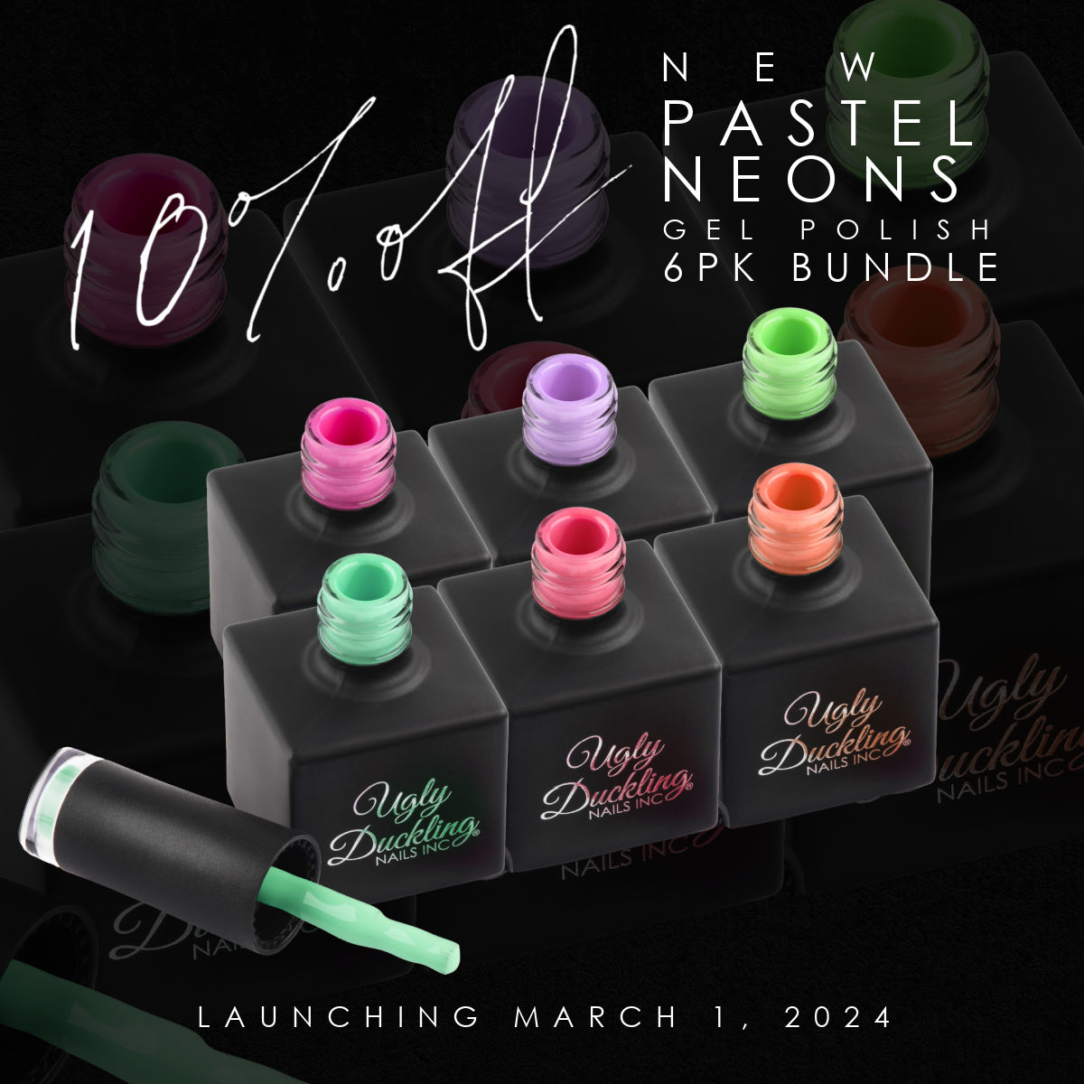Spring 2024 Pastel Neon Collection 6PK