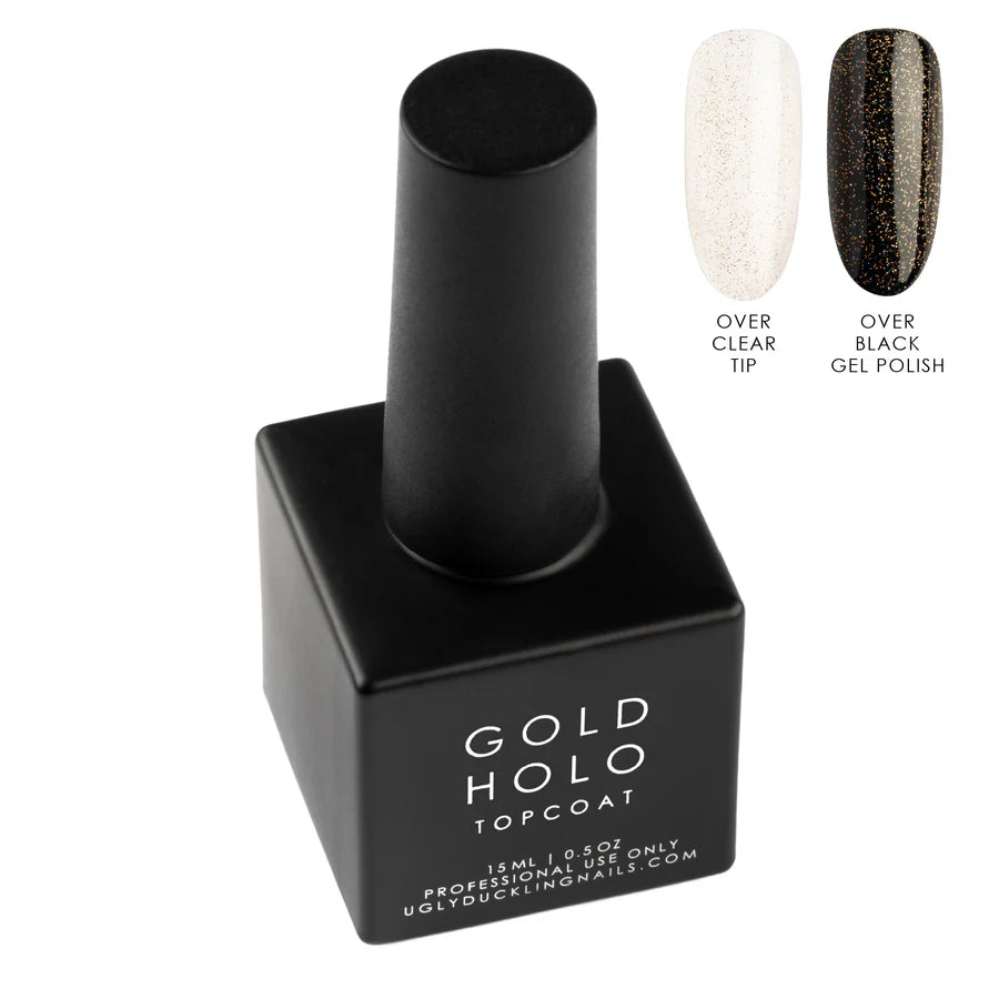 Gold Holo Top Coat 15ml