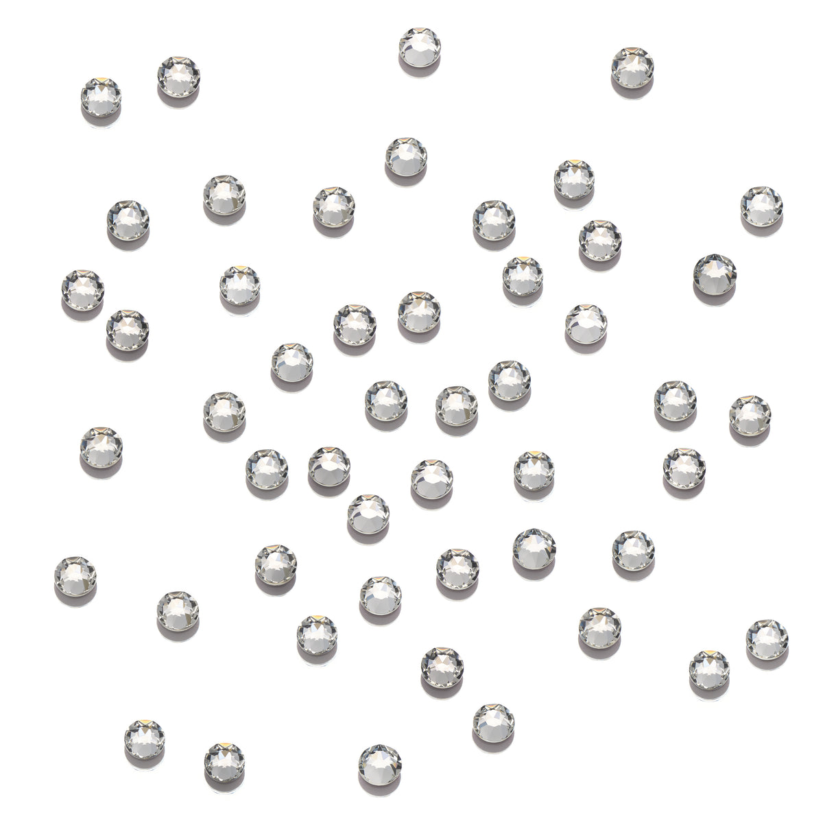 AB &amp; Crystal - Clear as Mud Flatback Rhinestones 144pk
