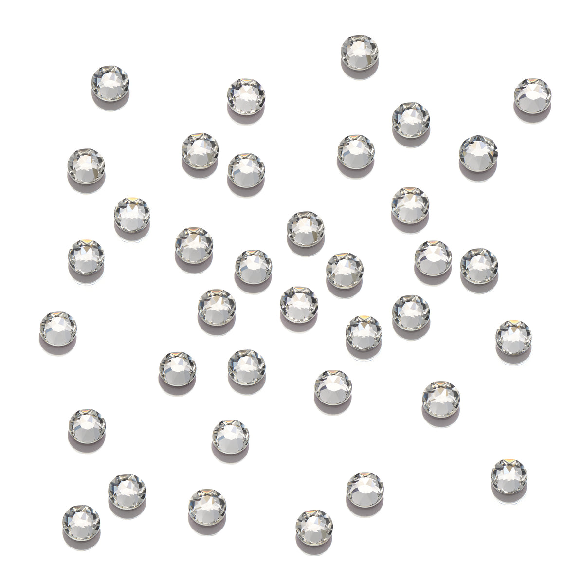 AB &amp; Crystal - Clear as Mud Flatback Rhinestones 144pk