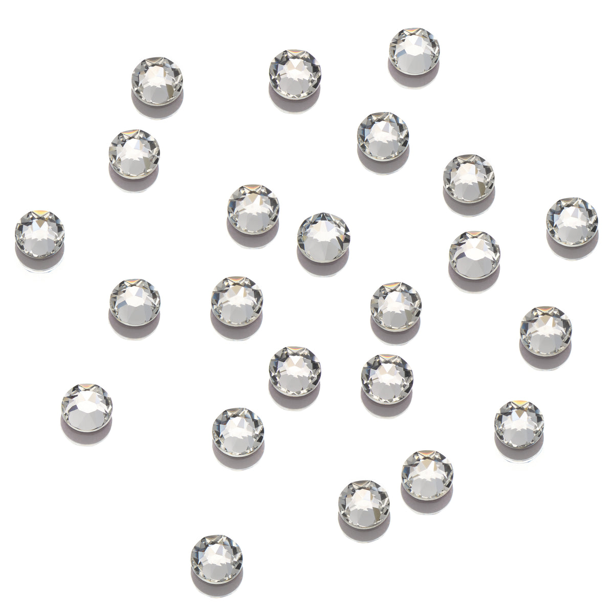 AB &amp; Crystal - Clear as Mud Flatback Rhinestones 144pk