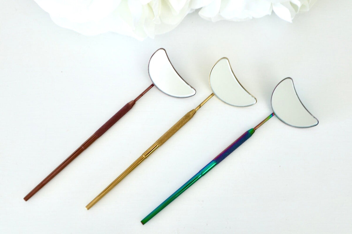 Half-Moon Lash Inspection Mirror