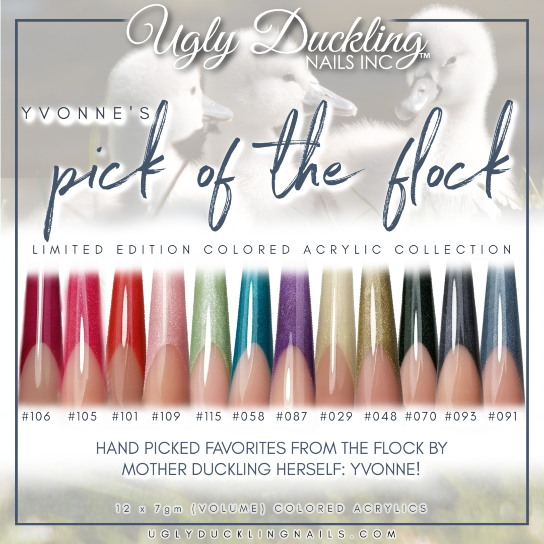 &quot;Pick of the Flock&quot; Yvonne&#39;s Coloured Acrylic Collection